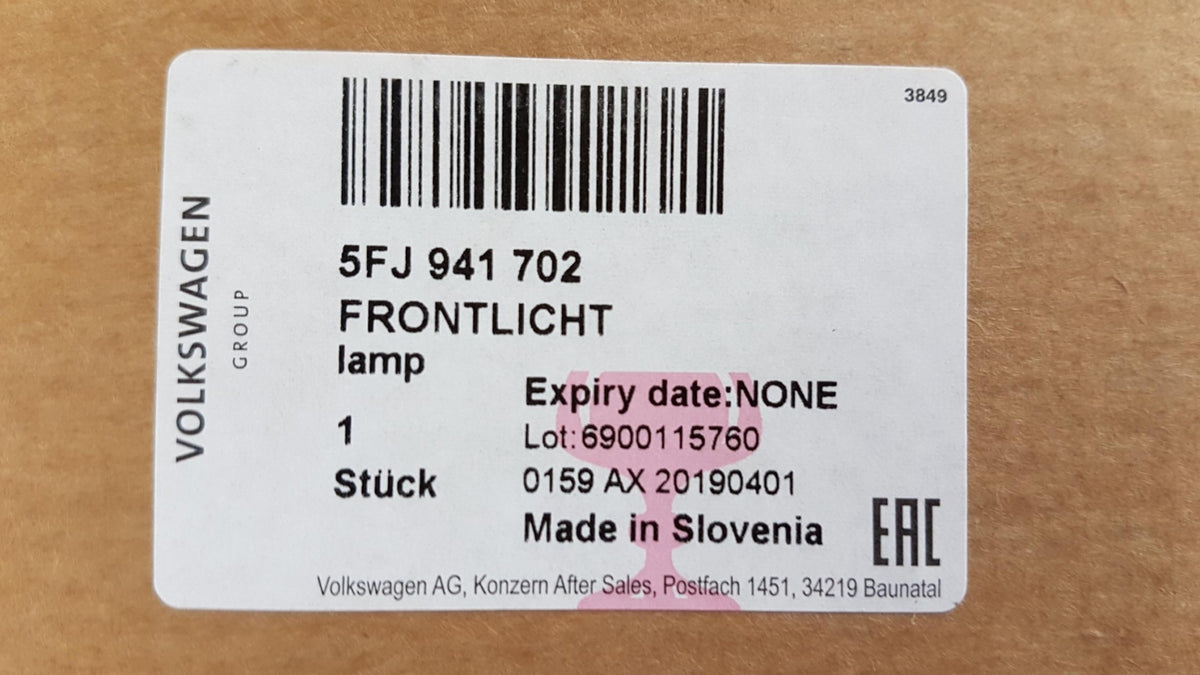 Original SEAT Tarraco Leon VW Polo 2018> LED Nebelscheinwerfer Rechts 5FJ941702