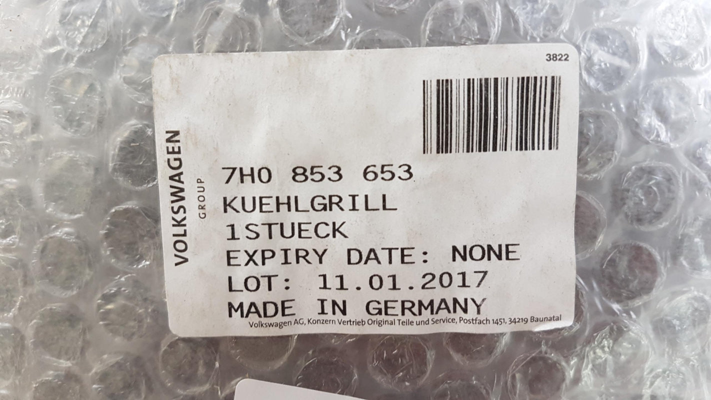 Original OE Volkswagen Kühlergitter 7H0853653