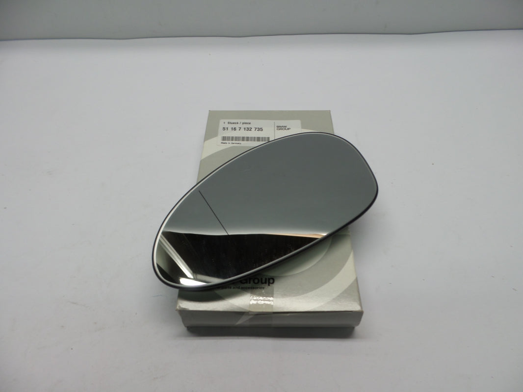Original BMW 1er 3er Außenspiegelglas beheizt Weitwinkel links 51167132735