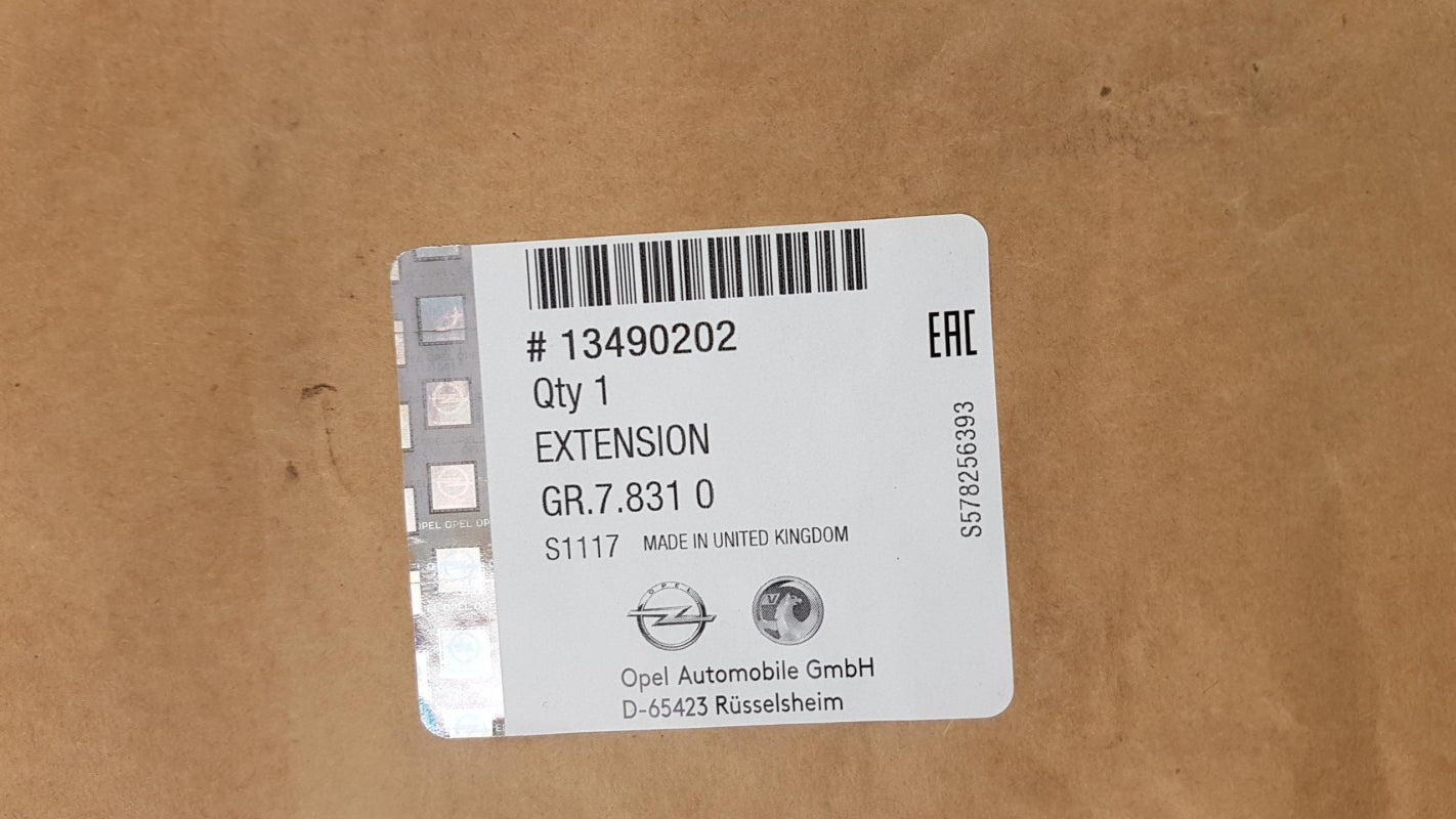 Original OE OPEL Stoßfängerabdeckung 13490202