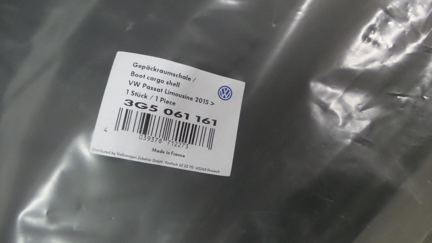 Original VW Passat Limousine B8 Kofferraummatte schwarz 3G5061161