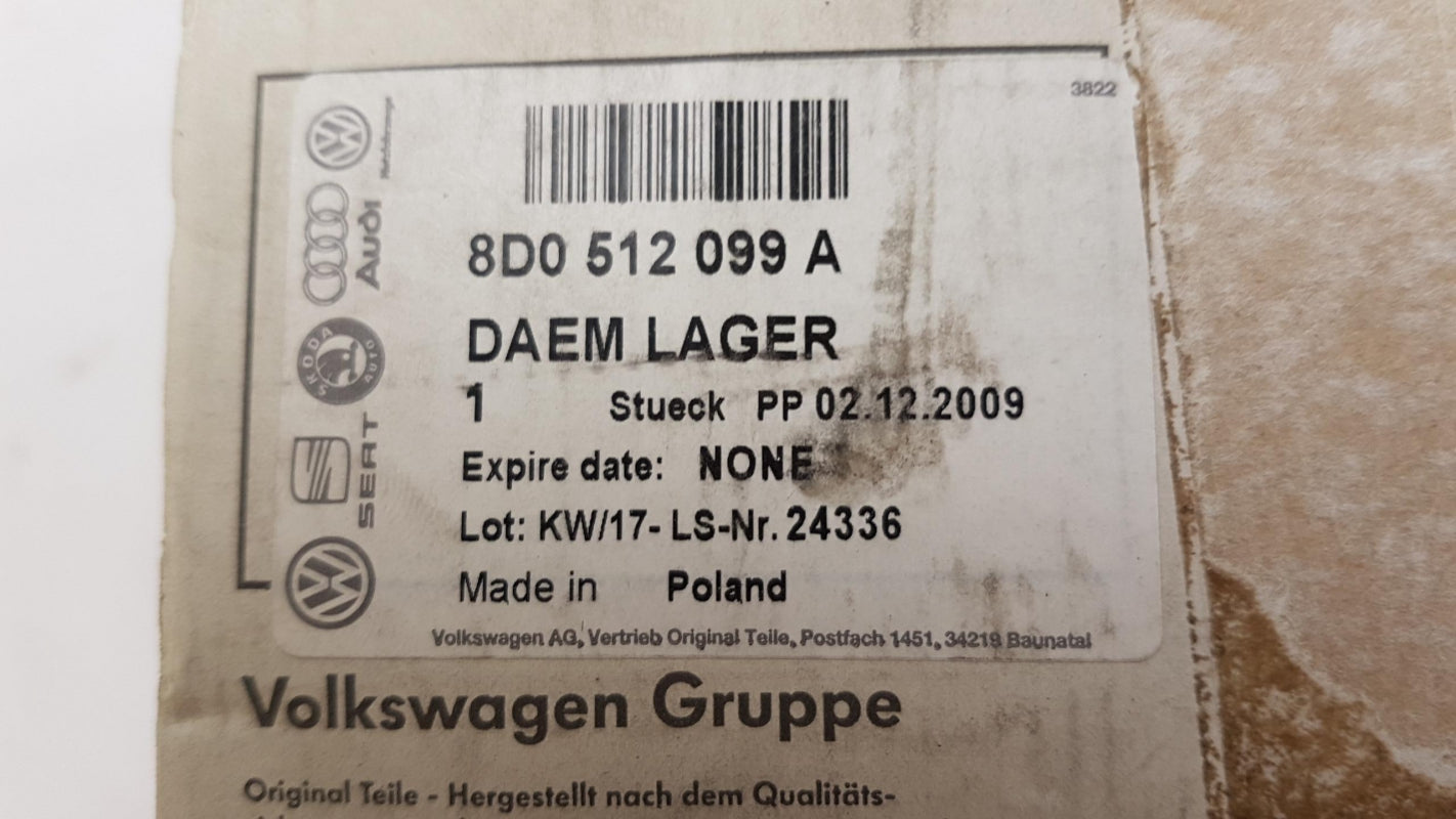 Original OE Volkswagen Federbeinstützlager 8D0512099A