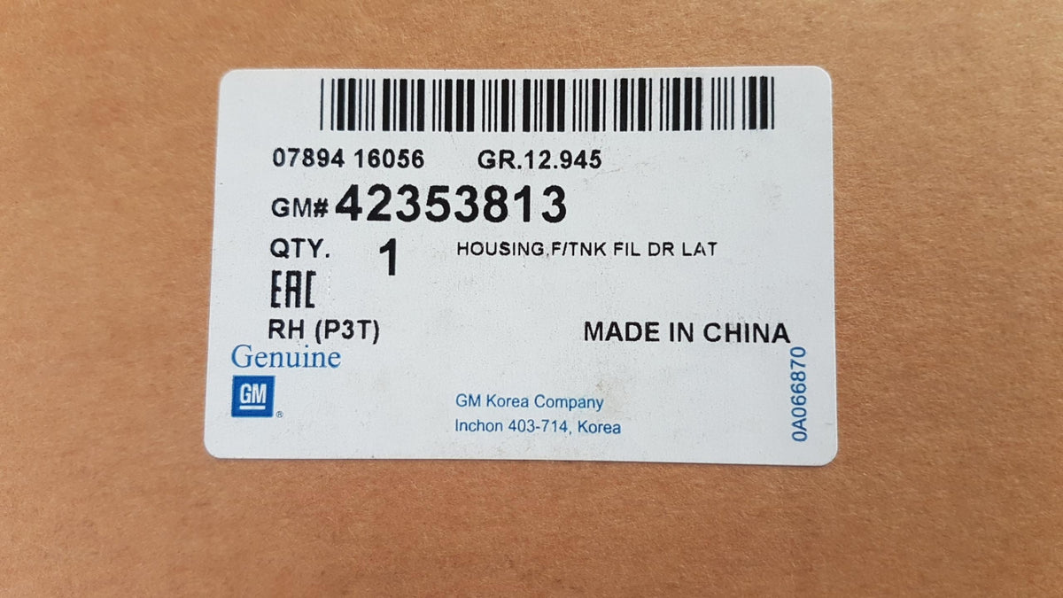 Original OE OPEL Tankklappe 42353813