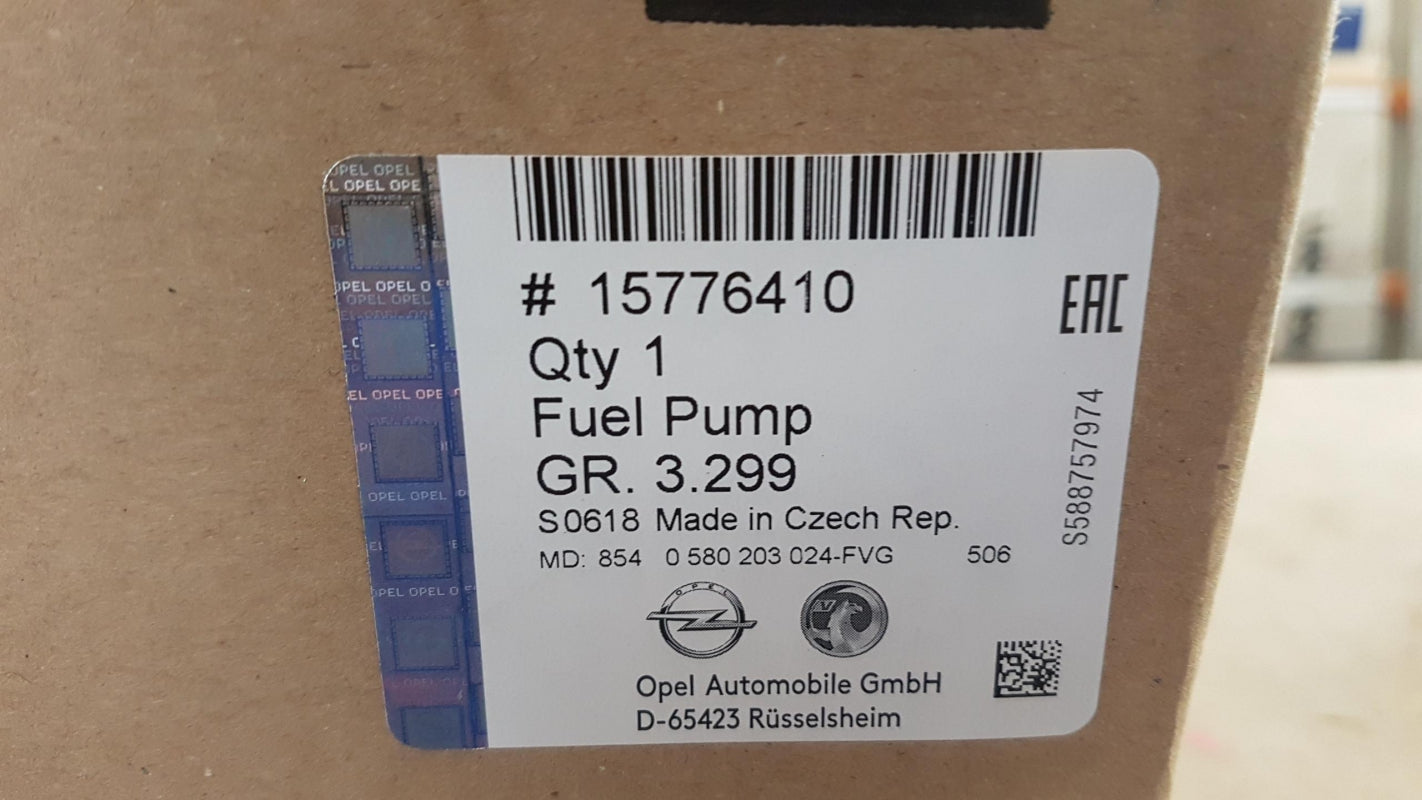Original OE OPEL Kraftstoff-Fördereinheit 15776410