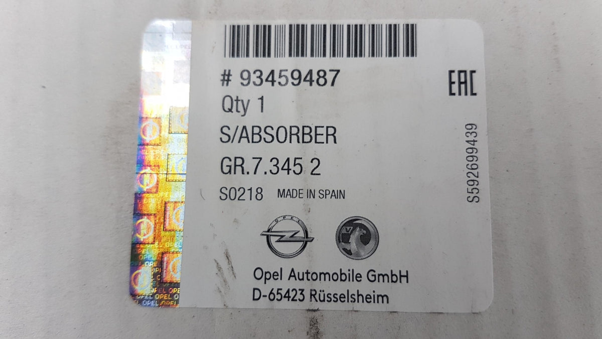 Original OE OPEL Stoßdämpfer 93459487