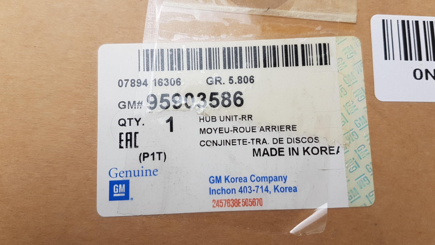 Original OE OPEL Radnabe 95903586