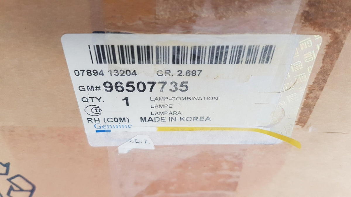 Original OE OPEL Heckleuchte 96507735