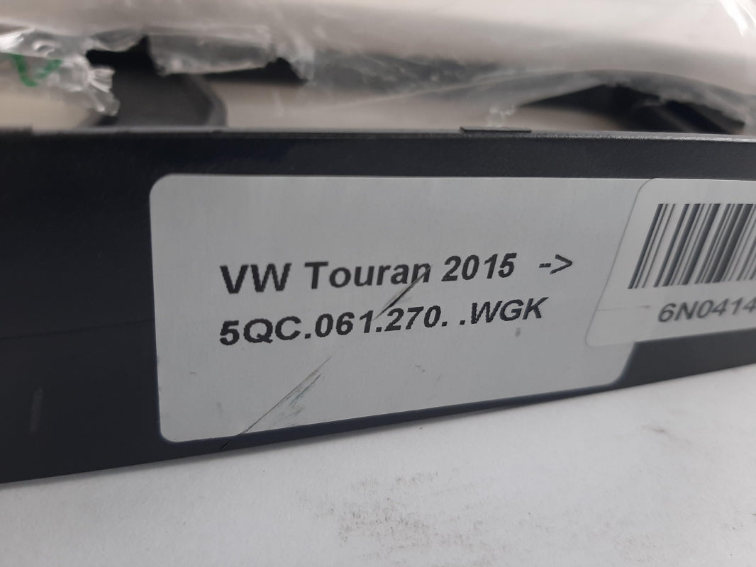 Original VW Touran 5T RHD Fußmattensatz 4-tlg Textil satinschwarz 5QC061270WGK