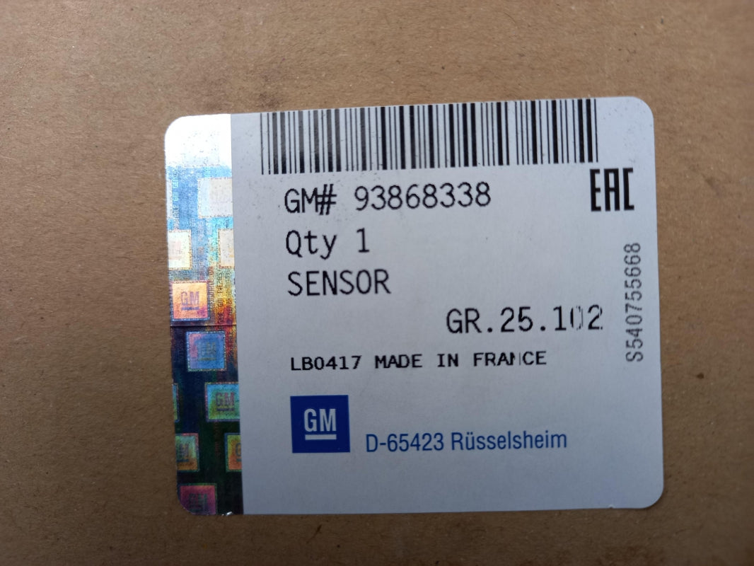 Original OE OPEL Abgasdrucksensor 93868338