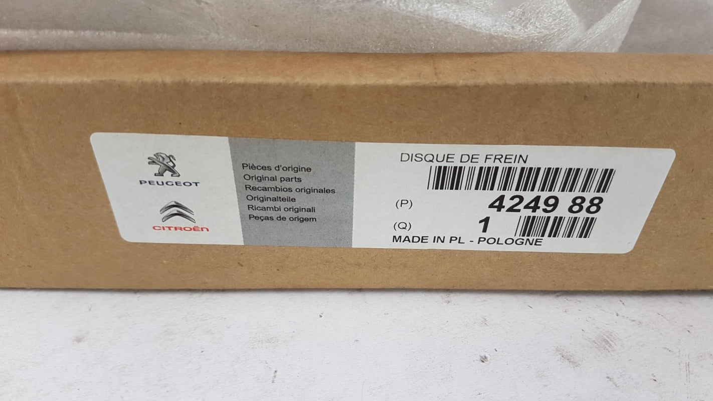 Original PEUGEOT 407 508 CITROEN C5 (X7) C6 Bremsscheibe (1 stück) vorne 424988