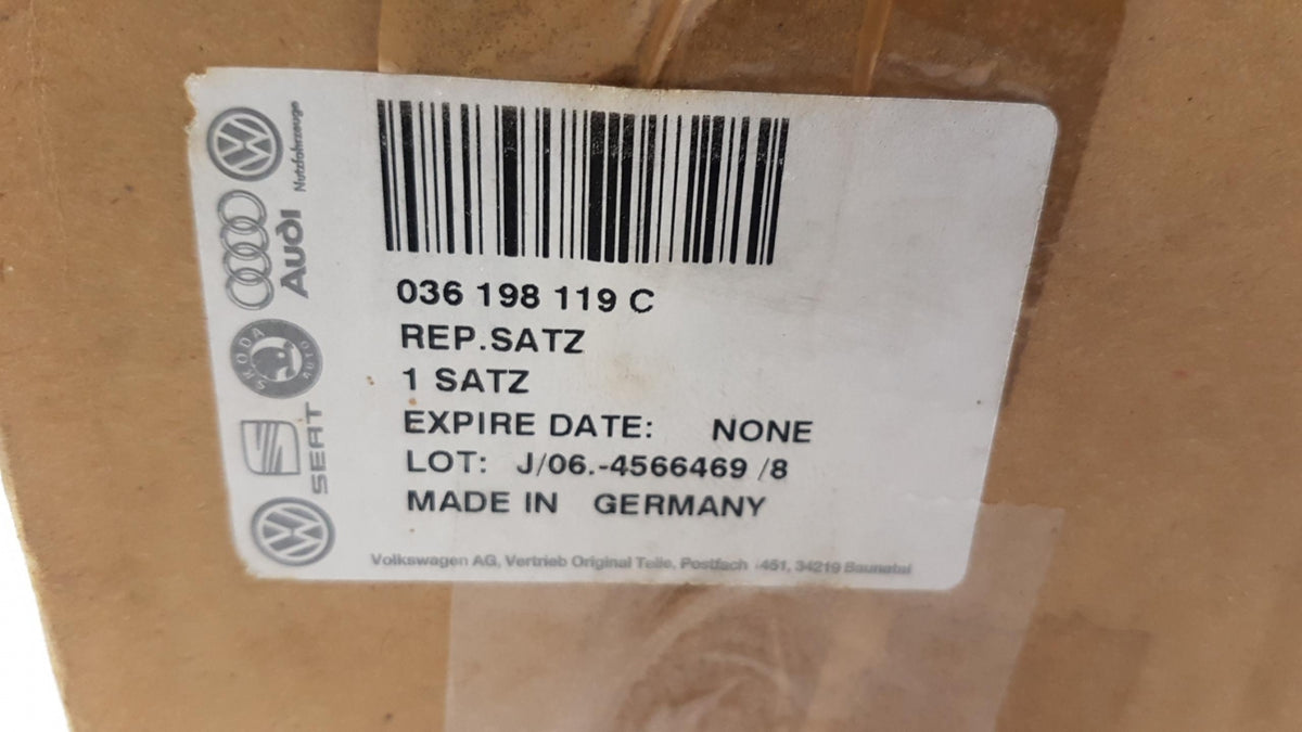 Original AUDI A2 VW Golf Caddy SKODA Fabia 1.4 / 1.6 Zahnriemensatz 036198119C
