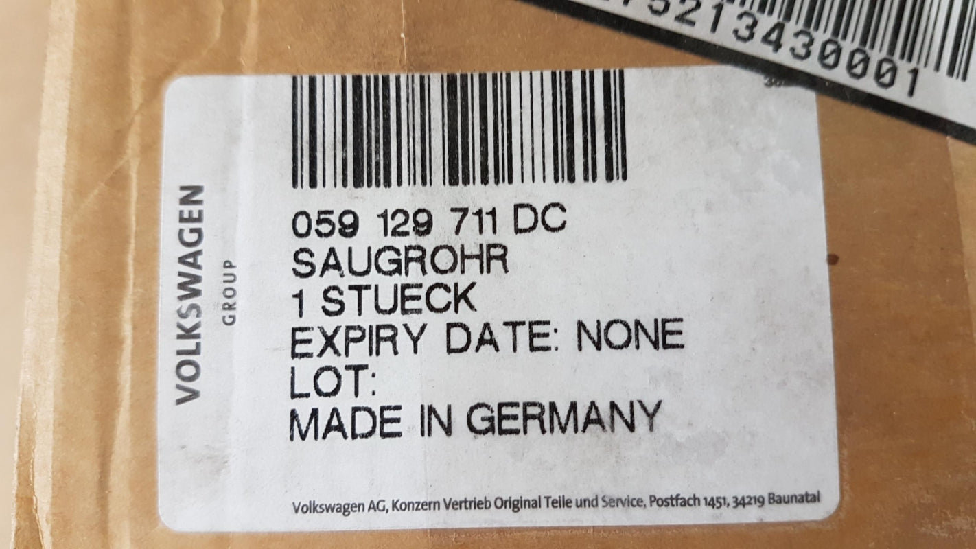 Original VW Phaeton Ansaugkrümmer Saugrohr inkl. Stellmotor Links 059129711DC