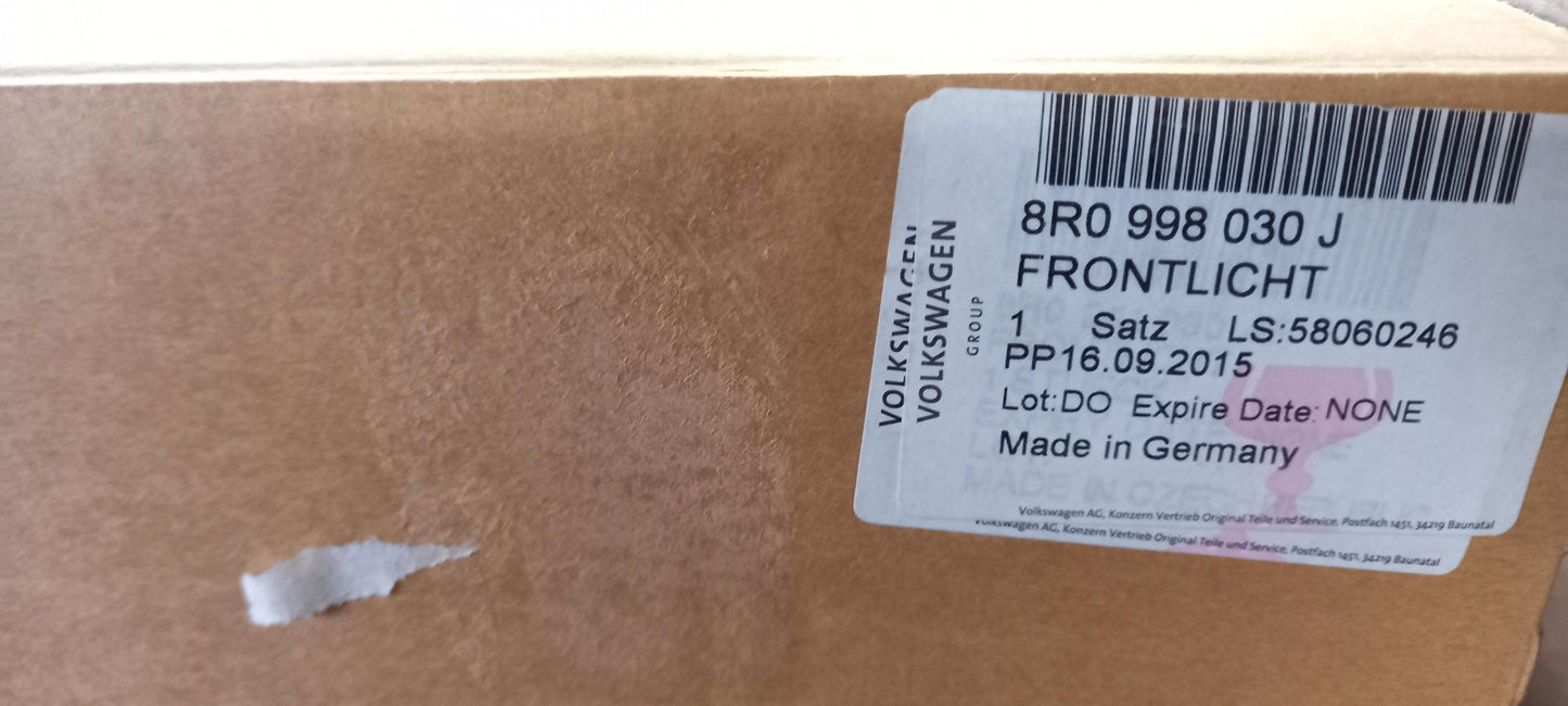 Original AUDI Q5 I (2009-2012) Frontscheinwerfer Scheinwerfer Rechts 8R0998030J