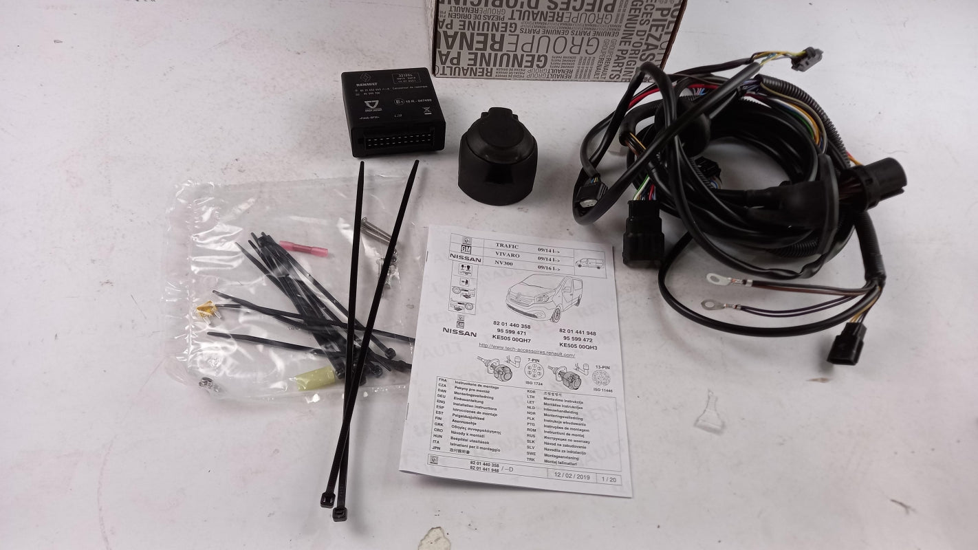 Original NISSAN NV300 RENAULT Trafic Anhängerkupplung Elektrosatz 756L000Q0C