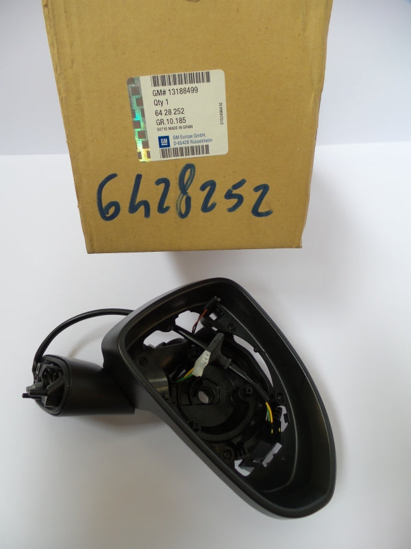 Original OPEL Corsa-D Corsa-E Außenspiegel Rechts Strukturschwarz 13188499
