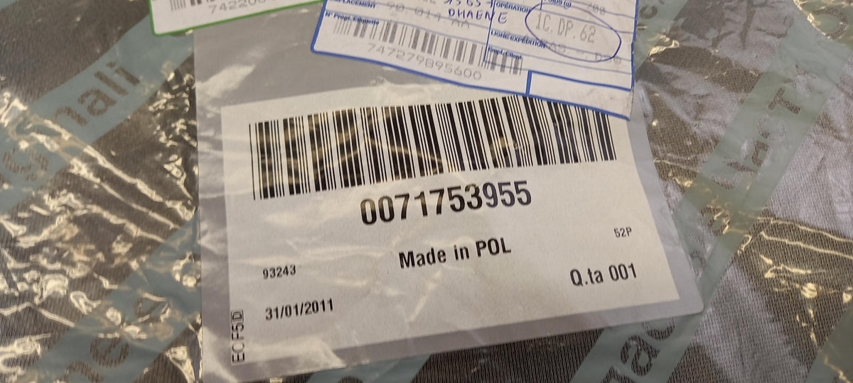 Original OE FIAT Sitzbezug 71753955
