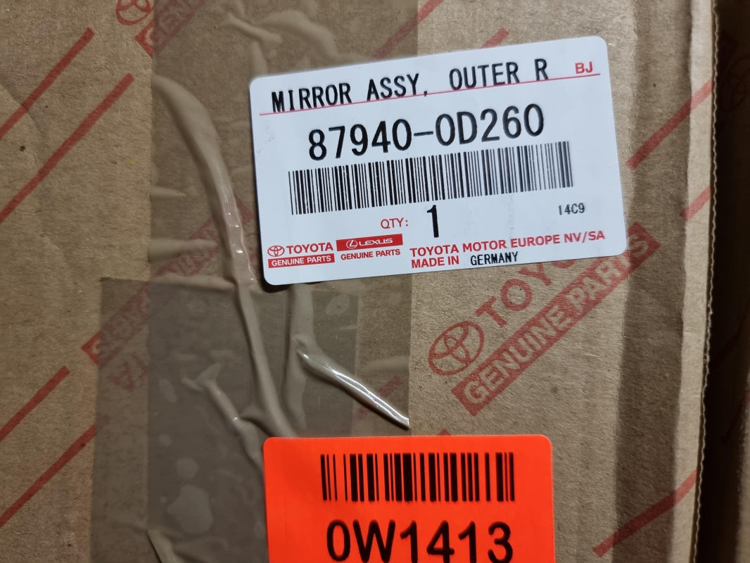 Original OE TOYOTA Außenspiegel 879400D260