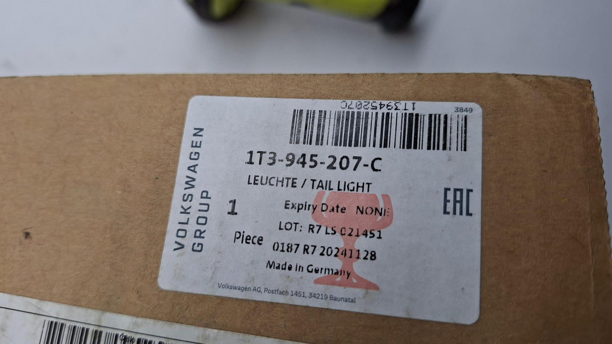 Original OE Volkswagen Heckleuchte 1T3945207C