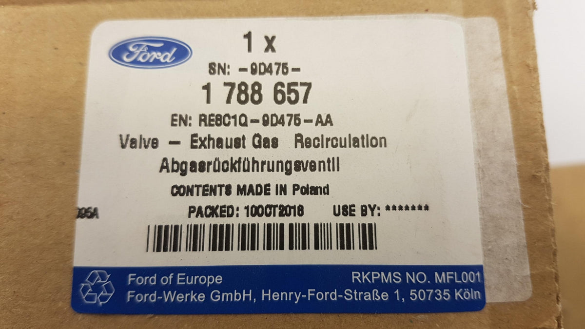 Original FORD Ranger Transit 2.2/2.4/3.2TDCi AGR-Ventil 1788657