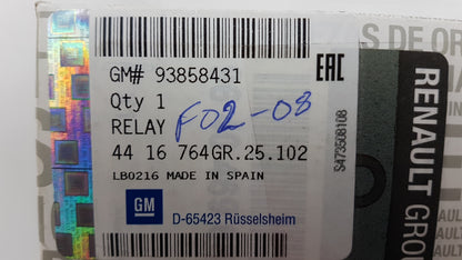 Original OPEL Movano-A Vivaro-A 2.0DTi Glühkerzen Steuergerät Relais 93858431