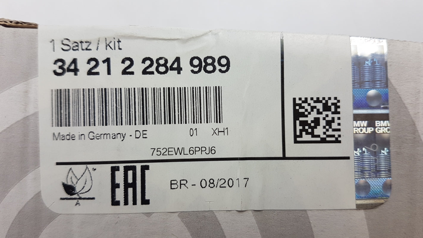 Original BMW F87 M2 F80 M3 F82 F83 M4 Bremsbeläge hinten 34212284989