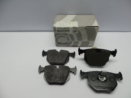 Original BMW 3' E46 Bremsbeläge Bremsklötze asbestfrei Hinten 34216790071