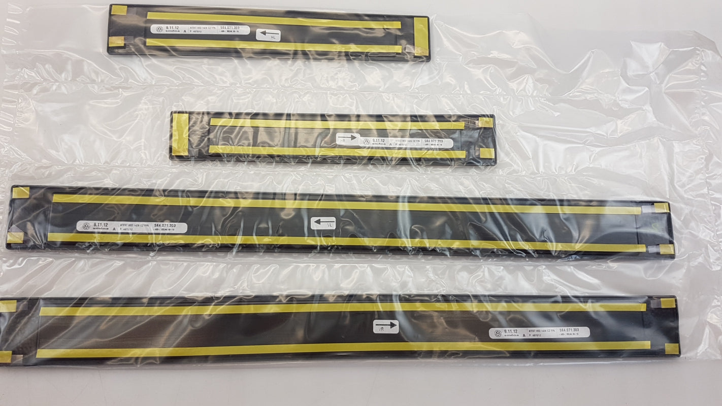 Original VW Golf VI 2010-2012 Einstiegsleisten Satz (4 Stück) 5K4071303