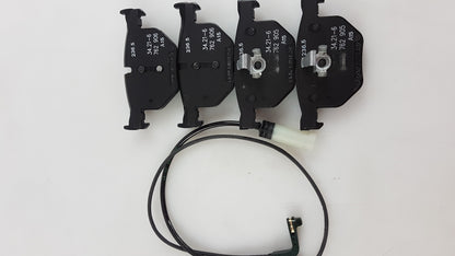 Original BMW 5' E61 Bremsbeläge mit Bremsbelagfühler hinten 34212339279