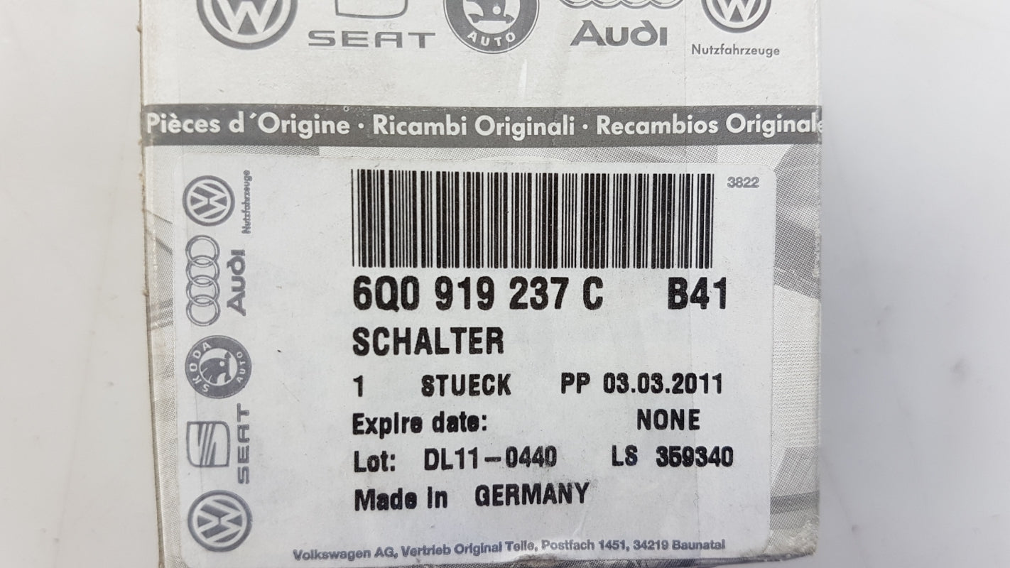Original OE Volkswagen Schalter 6Q0919237CB41