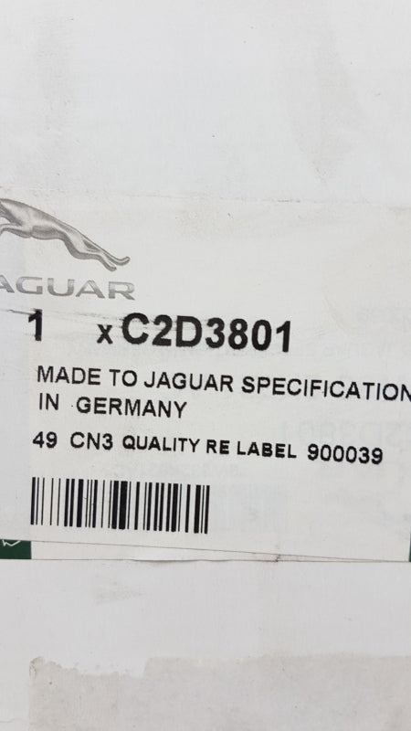 Original OE JAGUAR Bremsbeläge C2D3801