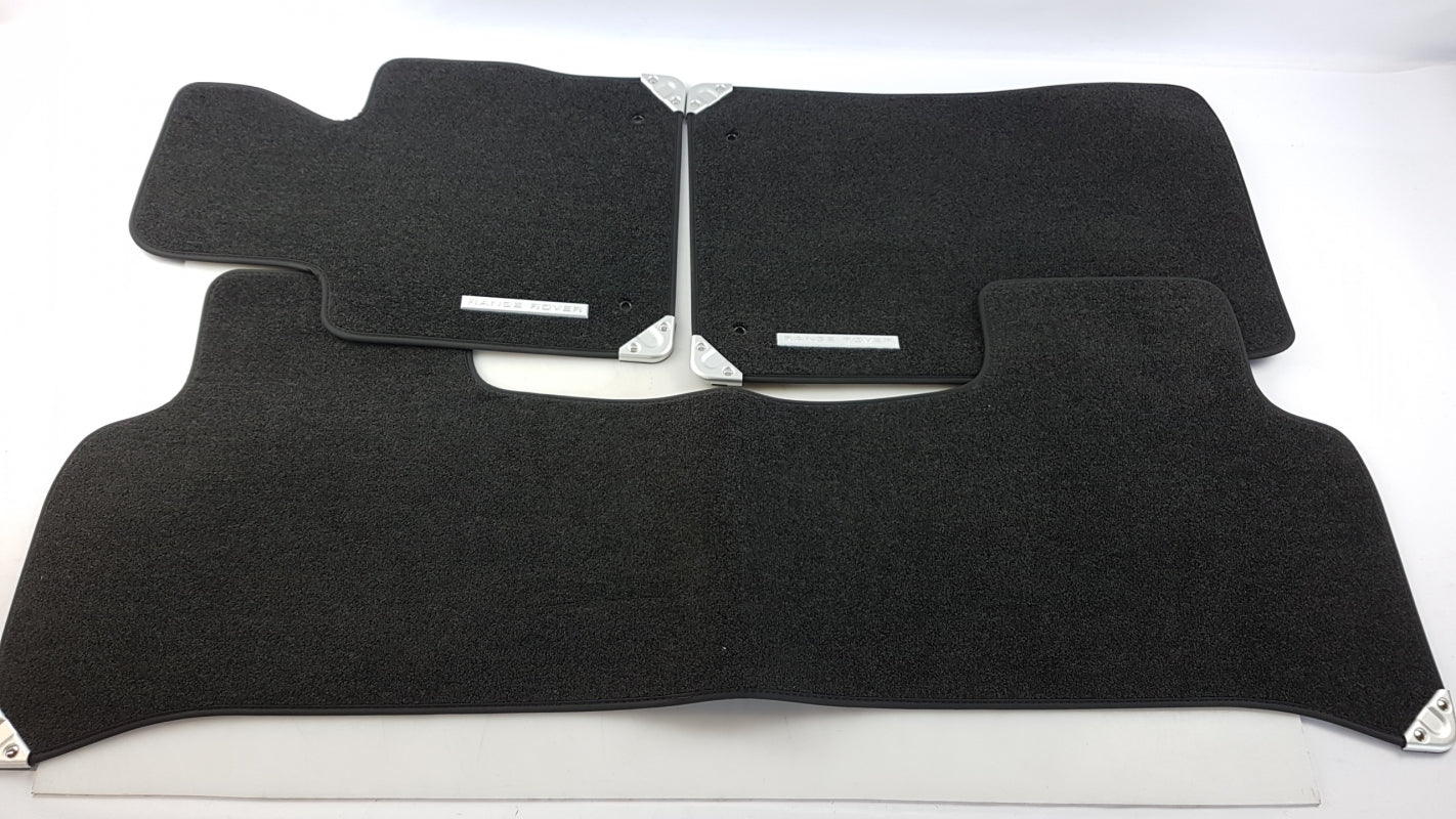 Original RANGE ROVER (L322) Fußmattensatz Schwartz (4 Stück) EAH500290PVA