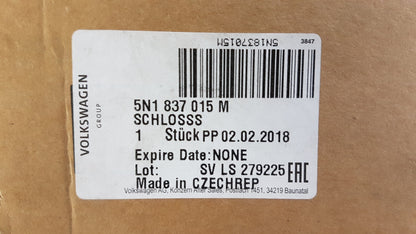 Original OE Volkswagen Türschloss 5N1837015M