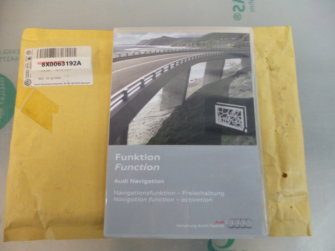 Original AUDI A1 8X Q3 8U Freischaltung Navigationsfunktion Europa 8X0063192A
