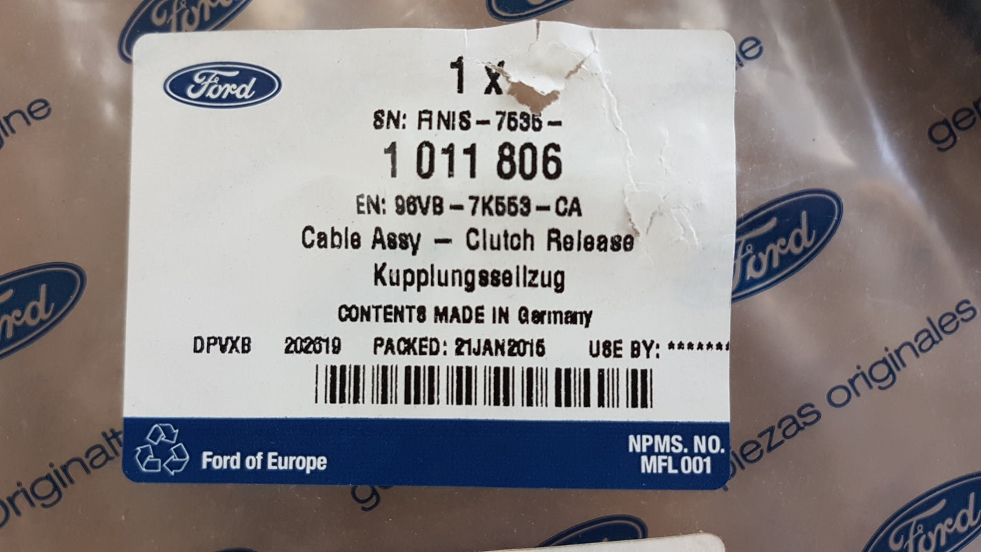 Original FORD Transit EY Kupplungsseil Kupplungszug 1011806