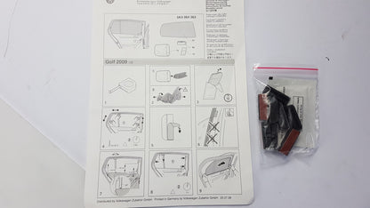 Original VW Golf VI Sonnenschutz 2-stück hinten Türscheibe 5K4064363