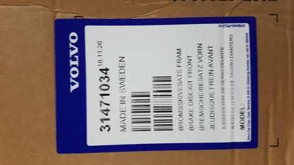 Original VOLVO XC60 2008-2017 Bremsscheibe 1 Stück Vorne 31471034