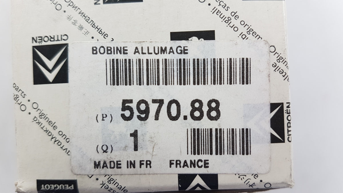 Original PEUGEOT 107 CITROEN C1 2005 - 2014 Zündspule 597088