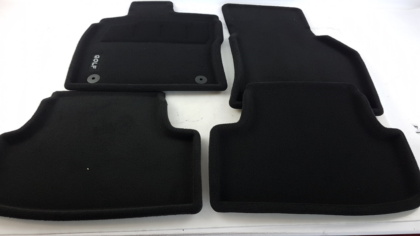 Original VW Golf VII (5G) Fußmattensatz 4 Stück Textil Schwarz 5G1061445WGK