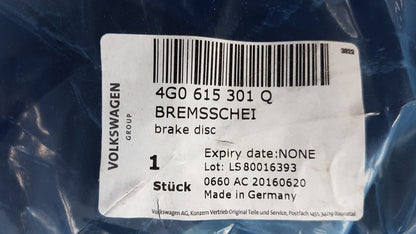 Original OE Volkswagen Bremsscheibe (1 Stück) 4G0615301Q
