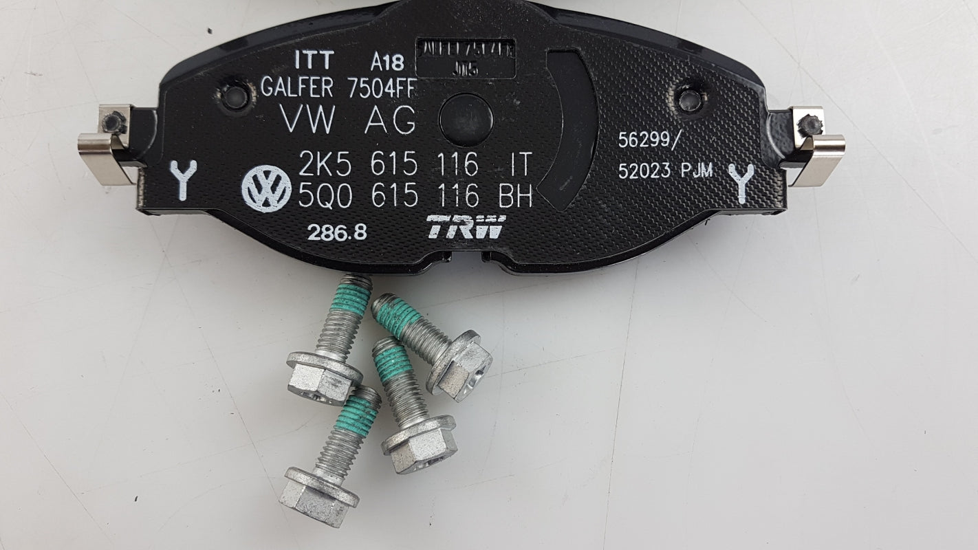 Original VOLKSWAGEN Caddy IV (SB) Bremsbeläge Vorne 2K5698151B