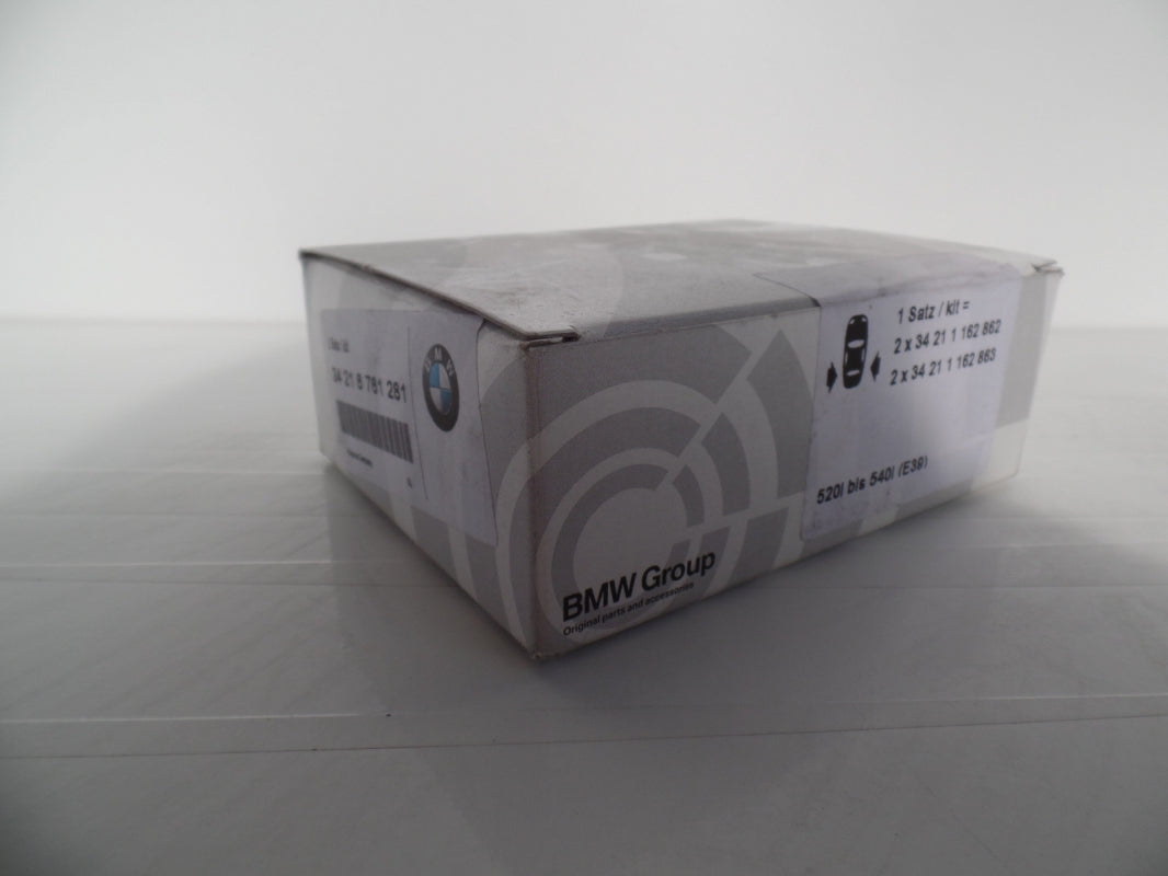 Original BMW 5' E39 Bremsbeläge Bremsklötze Hinten 34216761281