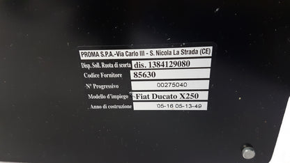 Original FIAT Ducato 250 Reserveradhalter Kabel 1384129080