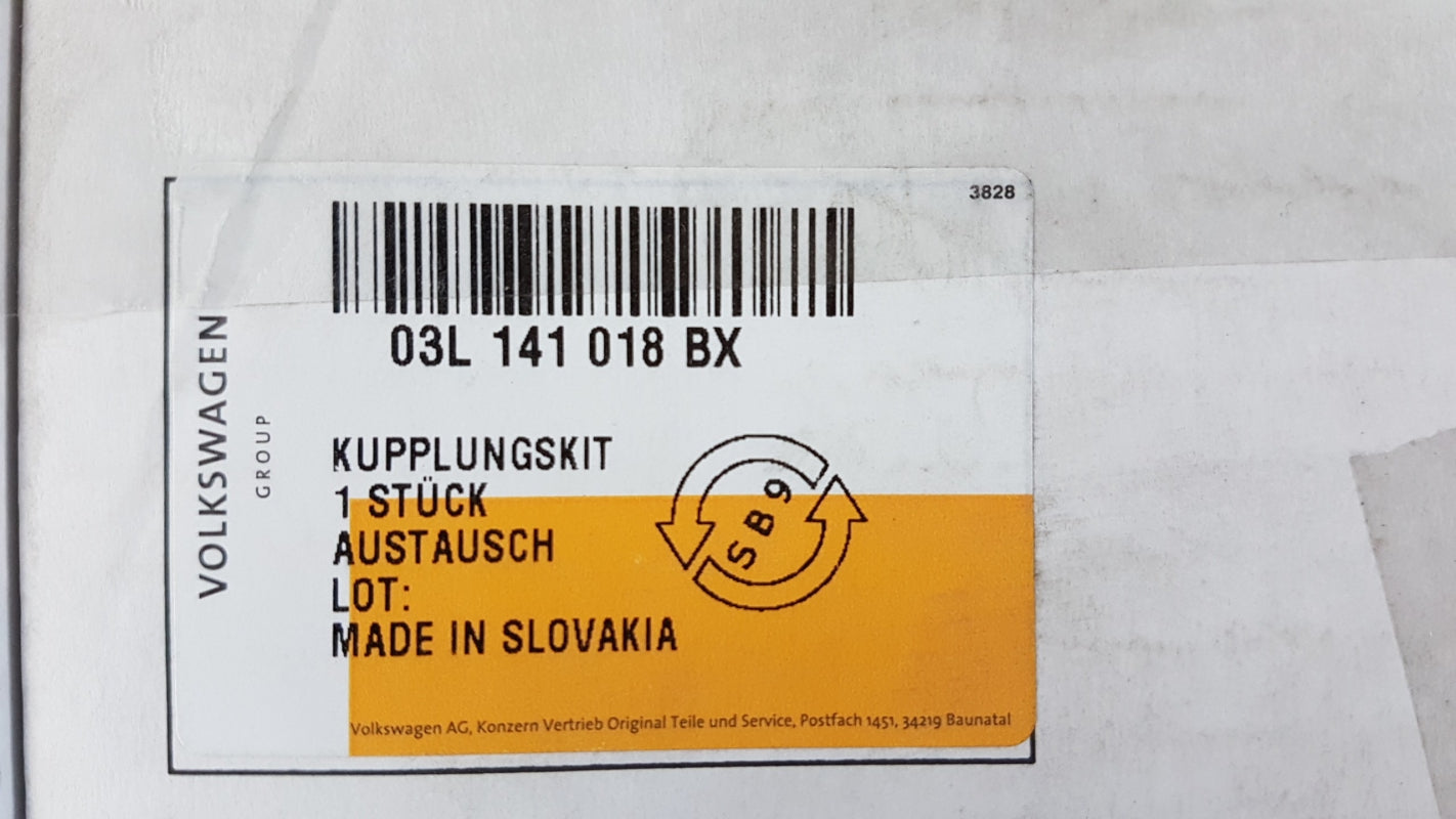 Original VW Beetle Golf Jetta SKODA Octavia SEAT Leon Kupplungssatz 03L141018BX