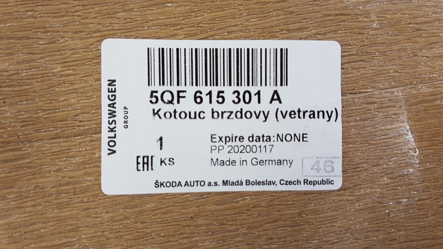 Original VW Tiguan Allspace SEAT Tarraco Bremsscheibe (1 stück) vorne 5QF615301A
