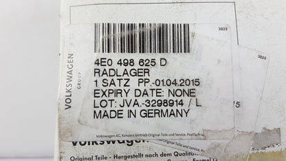 Original AUDI A6 A6L 2005-2012 Radnabe Radlagersatz 92mm Vorne 4E0498625D