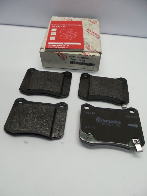 Original OE TOYOTA Bremsbeläge 044660W031
