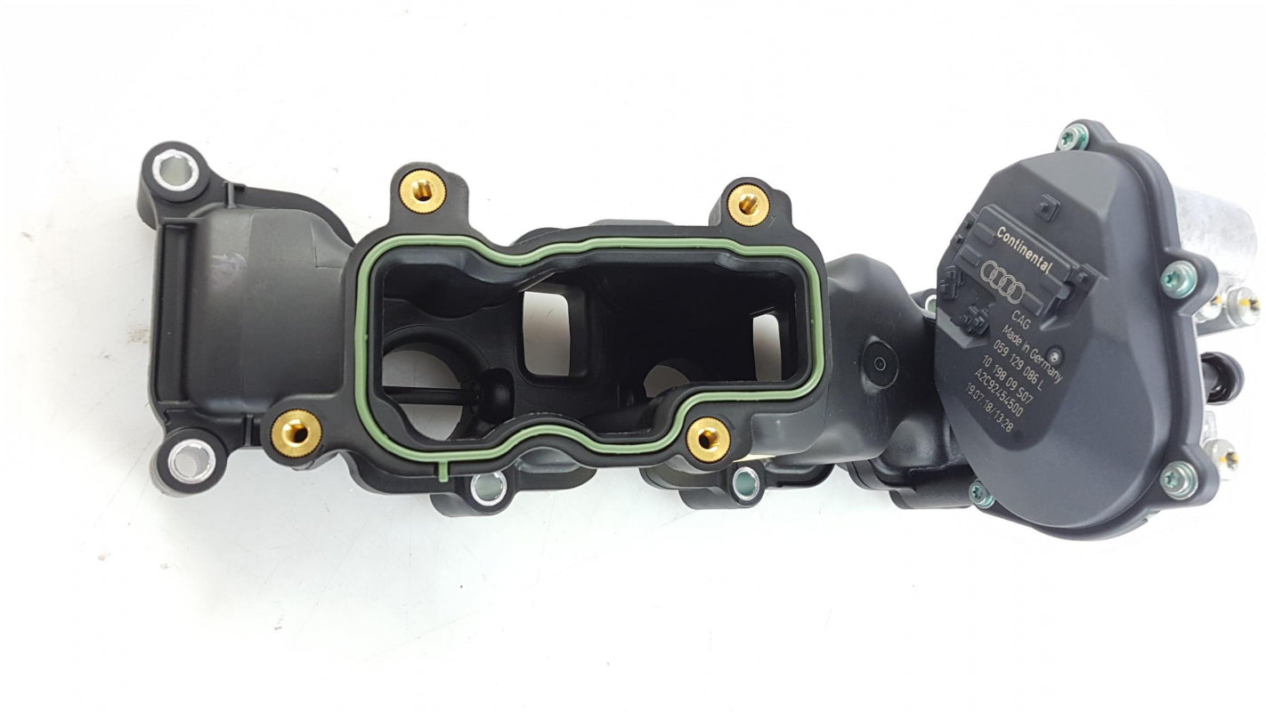 Original VW Phaeton Ansaugkrümmer Saugrohr inkl. Stellmotor Links 059129711DC