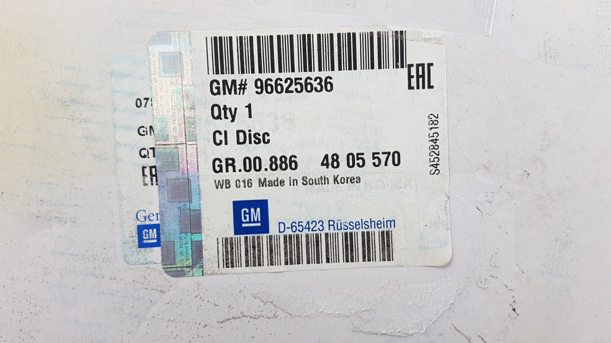 Original OE CHEVROLET Kupplungsscheibe 96625636