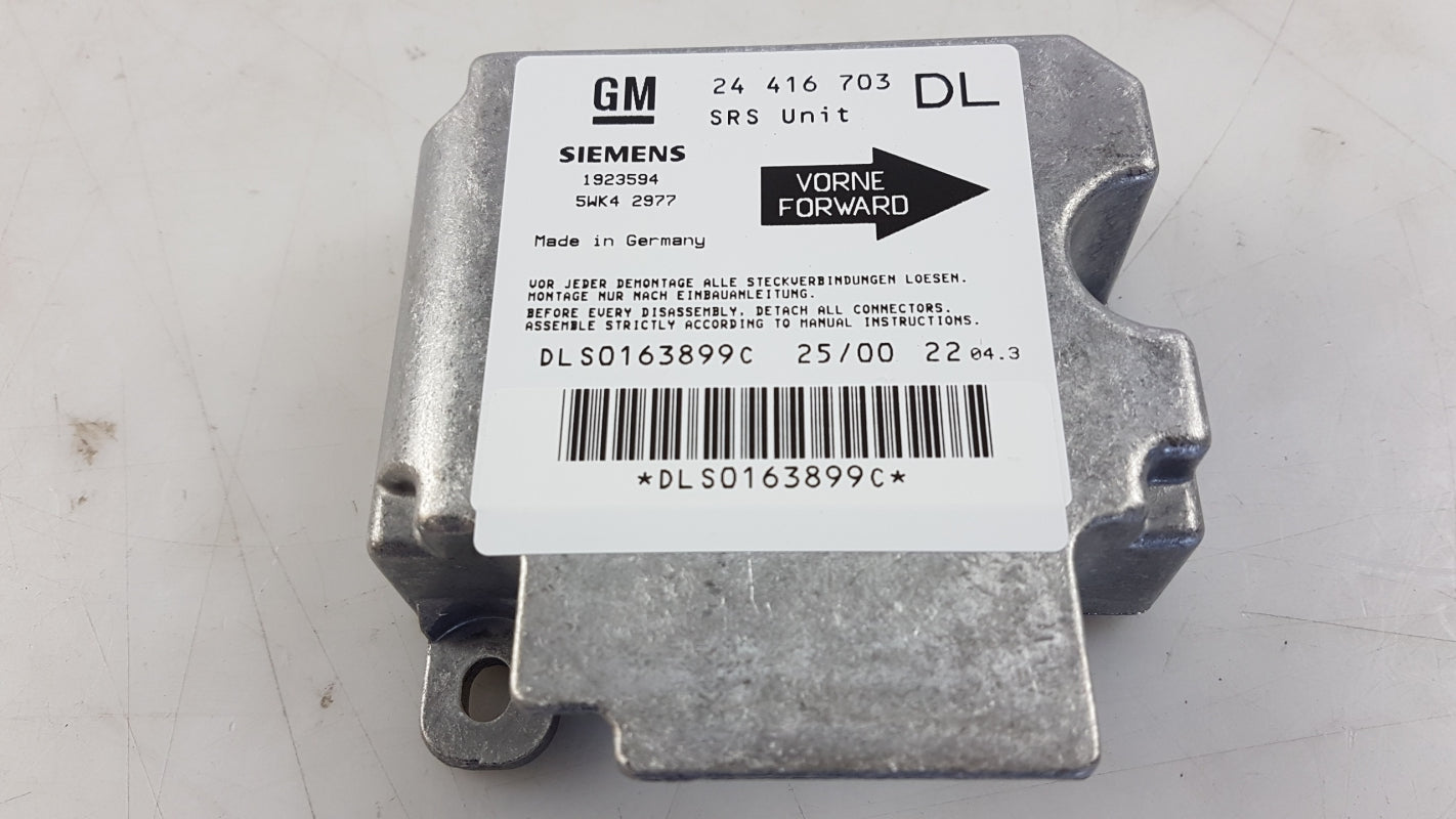 Original OPEL Astra-G Zafira-A Airbag Control Unit 9195790 