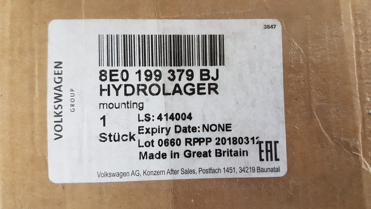 Original OE Volkswagen Motorlager 8E0199379BJ